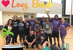 Photo of the 2018 Winter League Championship Dodgeball team