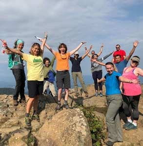 Photo of hikers in Raleigh