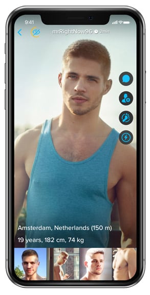 Screenshot of the ROMEO app on a mobile device