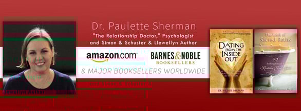 Screenshot of Dr. Paulette Sherman books banner