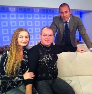 Photo of Mark and Anna on the TODAY Show