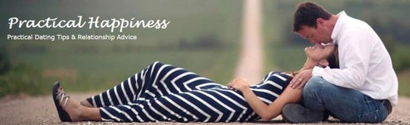 Screenshot of PracticalHappiness.com banner