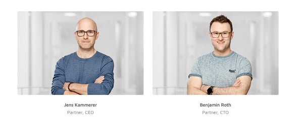 Photo of Jaumo Founders Jens Kammerer and Benjamin Roth