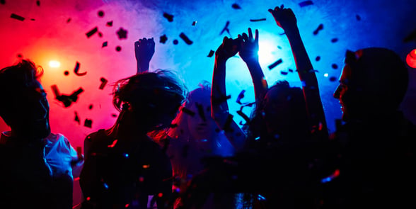 Photo of people partying Photo of people partying