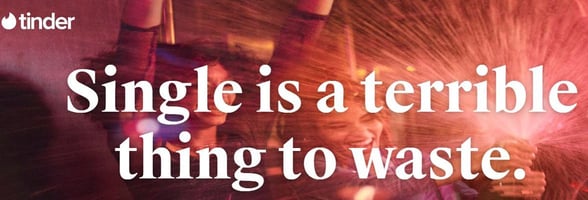 Screenshot from Tinder's website