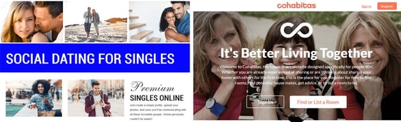 Dating Pro client website examples