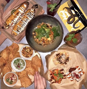 Photo of a meal at La Carnita