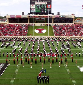 Photo of a Texas Tech football game