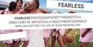 Fearless Photographers™ Promotes a Directory of Artistically Bold Professionals Who Can Capture the Joy of Your Wedding Day