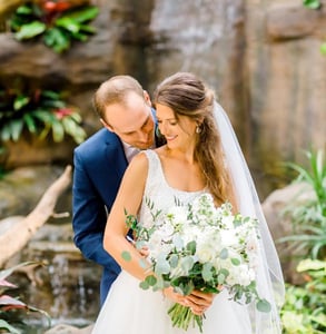 Photo of Jimmy and Janelle Whittle's wedding in the tropical rainforest habitat Photo of Jimmy and Janelle Whittle's wedding in the tropical rainforest habitat