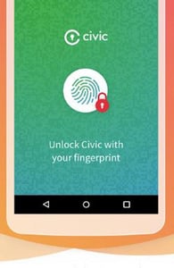 Screenshot of the Civic app