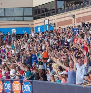 Photo of Akron RubberDucks fans