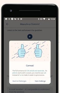 Screenshot of Lingvist Screenshot of Lingvist