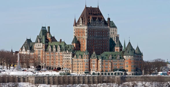 Photo of the ChÃ¢teau Frontenac in Quebec City