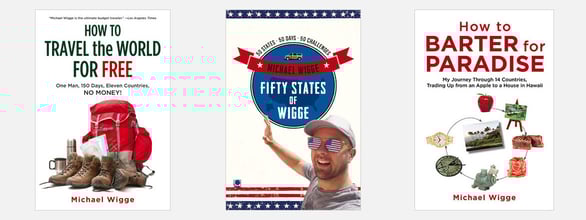 Screenshots of Michael Wigge's books