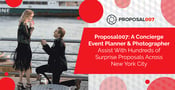 Proposal007: A Concierge Event Planner &#038; Photographer Assist With Hundreds of Surprise Proposals Across New York City