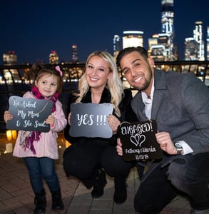 Photo of Anthony, Maria, and their daughter