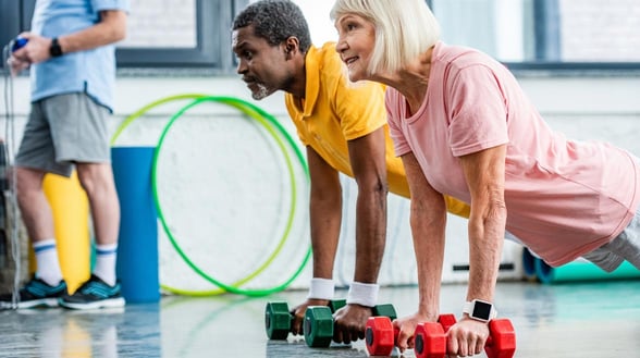 Photo of people working out