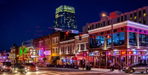 Photo of Broadway Street in Nashville