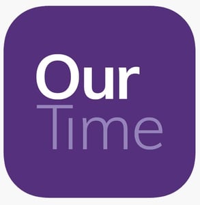 The OurTime logo
