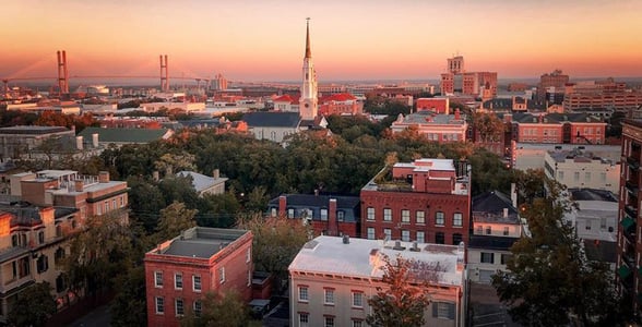 Photo of Savannah's skyline