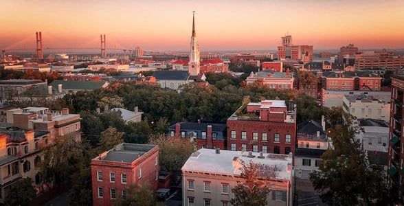 Photo of Savannah's skyline