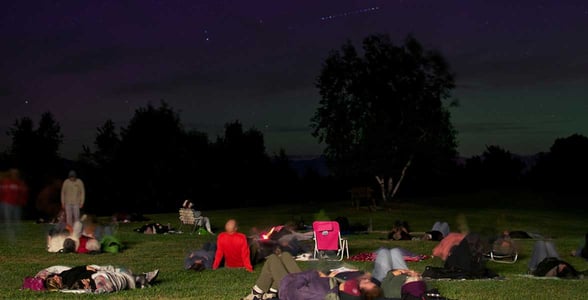 Photo of a stargazing event at Mohonk Preserve