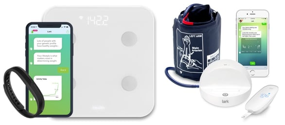 Photos of Lark connected devices
