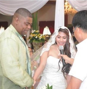 Photo of Catherine and Dorian getting married Photo of Catherine and Dorian getting married