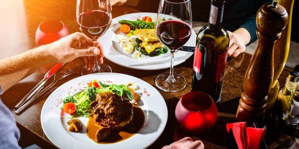 Photo of a dinner date