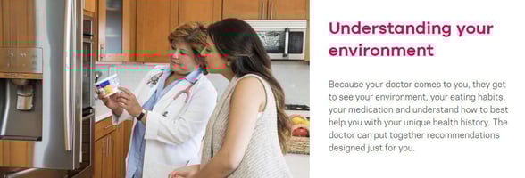 Photo of a Heal doctor with a patient