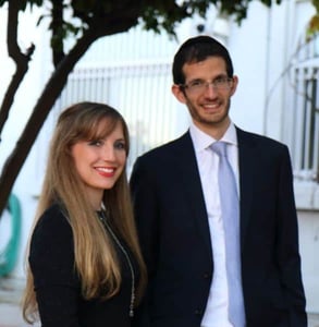 Photo of Forj Co-Founders Yossi and Shira Teichman