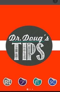 Screenshot of the Doug's Tips app