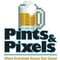 Pints &amp; Pixels Logo