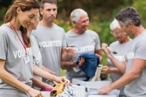 Photo of volunteers