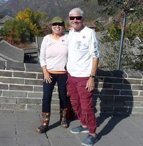 Photo of Tom Blake and his partner, Greta Photo of Tom Blake and his partner, Greta