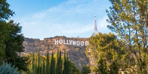 Photo of the Hollywood sign Photo of the Hollywood sign
