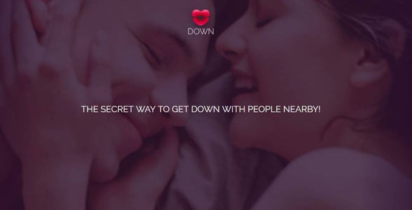 Screenshot of DOWN's website