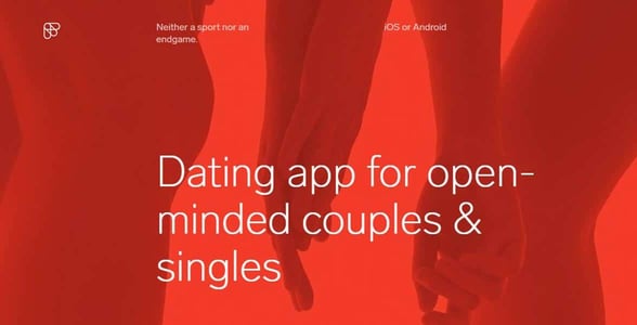 Screenshot of Feeld's website