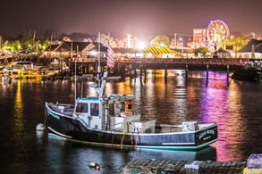 Photo of Maine Lobster Festival at night