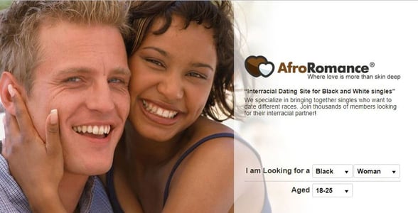Screenshot of AfroRomance