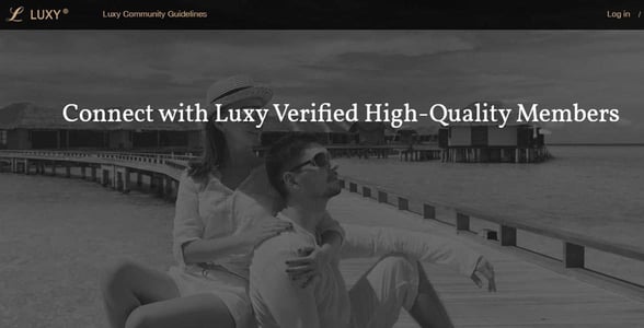 Screenshot of Luxy