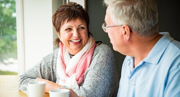 Photo of a coffee date