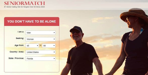 Screenshot of SeniorMatch Screenshot of SeniorMatch