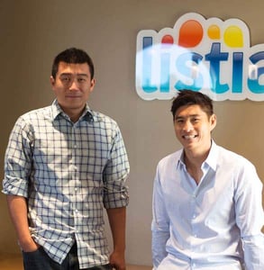 Photo of Listia Co-Founders Gee Chuang and James Fong