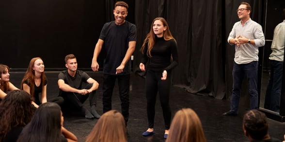 Photo of an acting class