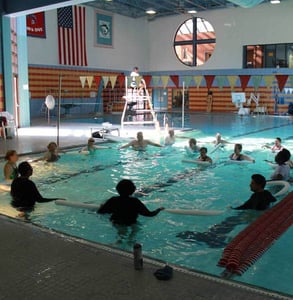 Photo of Chinquapin Park's water aerobics class