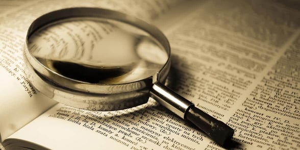 Photo of a dictionary
