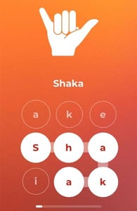 Screenshot of a Drop flashcard