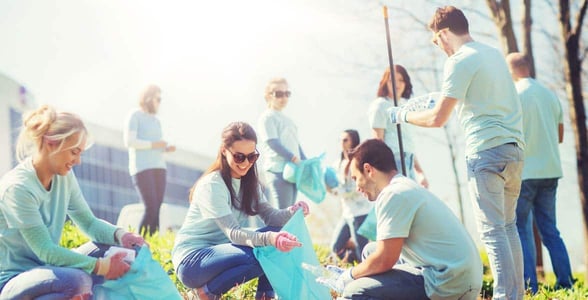 Photo of volunteers